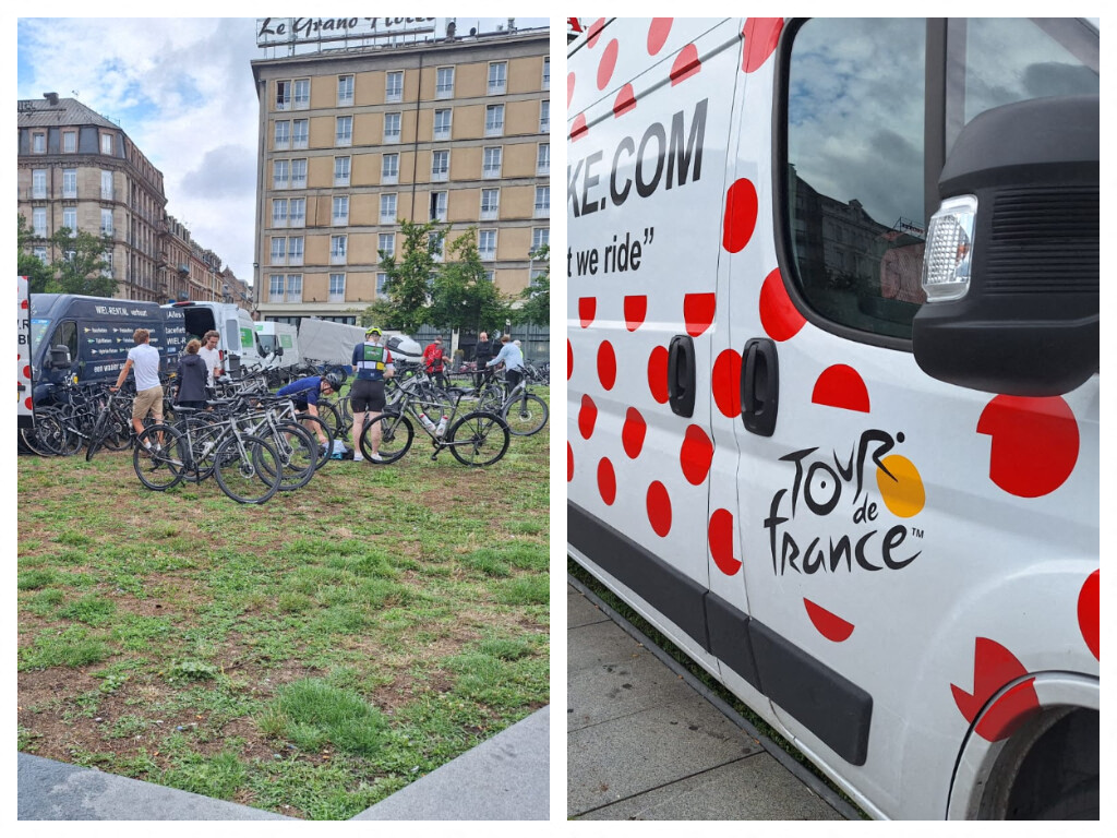 Le Tour de France de passage à Strasbourg ? Voici ce qu'il s'est passé mercredi sur le parvis de la gare