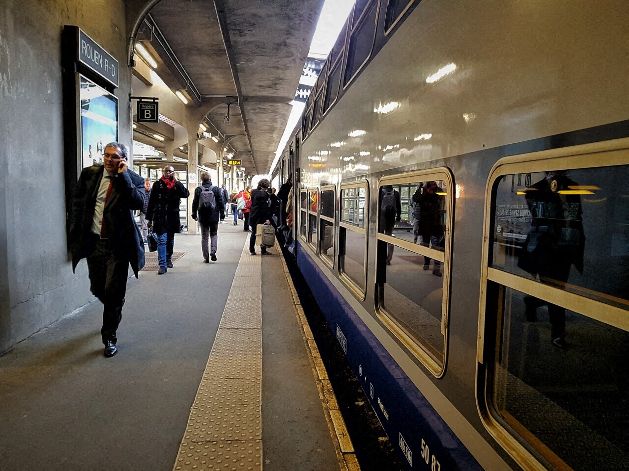 la circulation des trains coupée