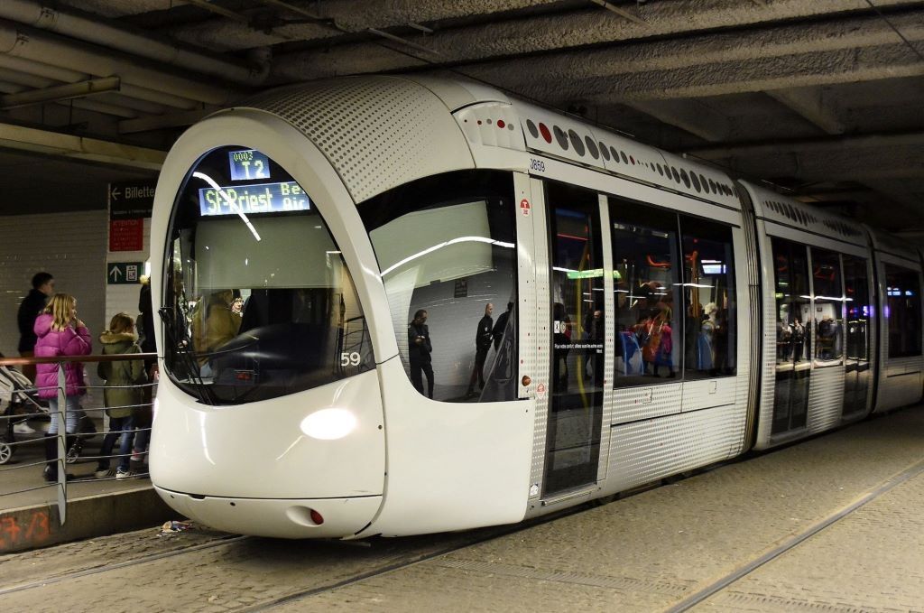 Le tramway lyonnais. © Romain DOUCELIN/SIPA