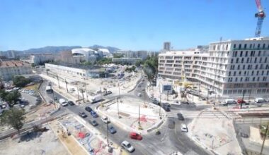 À Marseille, la place du général Ferrié transformée pour l’arrivée du tramway