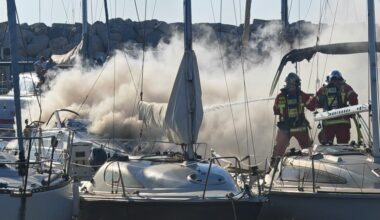 Un bateau à moteur prend feu au démarrage dans le port de la Pointe-Rouge à Marseille