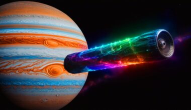 Illustration de l'objet interstellaire A11pl3Z traversant notre Système solaire. Image réalisée par IA.