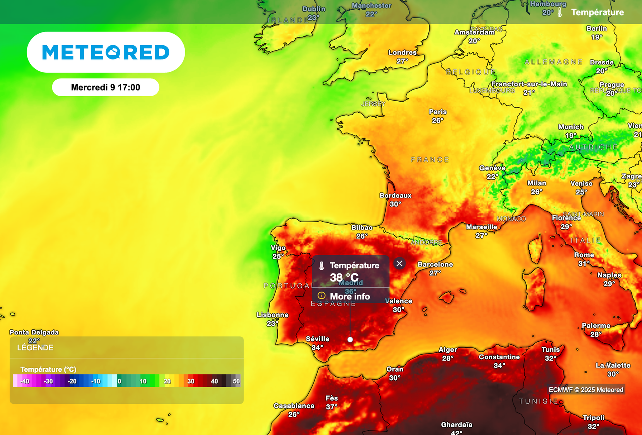 Une nouvelle vague de chaleur probable à Paris et en Île-de-France avec plus de 35 degrés. Découvrez à partir de quand