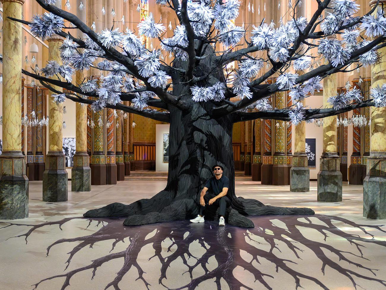 Exposition “Adventice” de JR au Carré Sainte-Anne de Montpellier