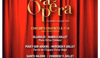 Var Opéra 2025 : six soirées lyriques gratuites dans le Var