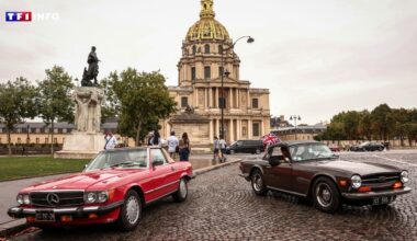 Paris : 700 voitures d'époque dans les rues de la capitale aujourd'hui
