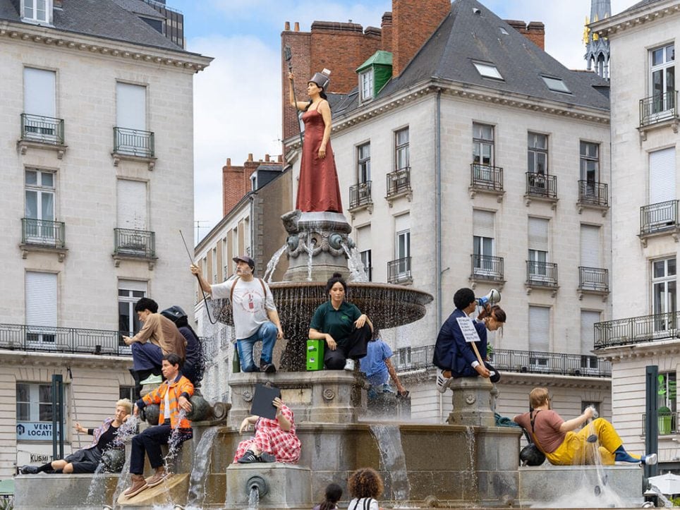 Willem De Haan, « Latest Version » à la place royale de Nantes