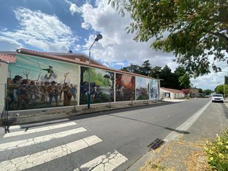 La fresque de La Garnache.