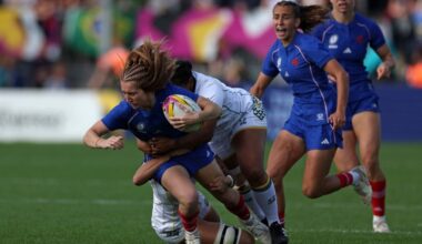 les Bleues marchent sur des Brésiliennes impuissantes et plantent neuf essais en 40 minutes... Suivez leur deuxième match de la phase de groupes