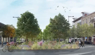 Photo : Le projet remet la nature au cœur de l'allée Serr © Bouriette&Vaconsin et Kéé Paysages