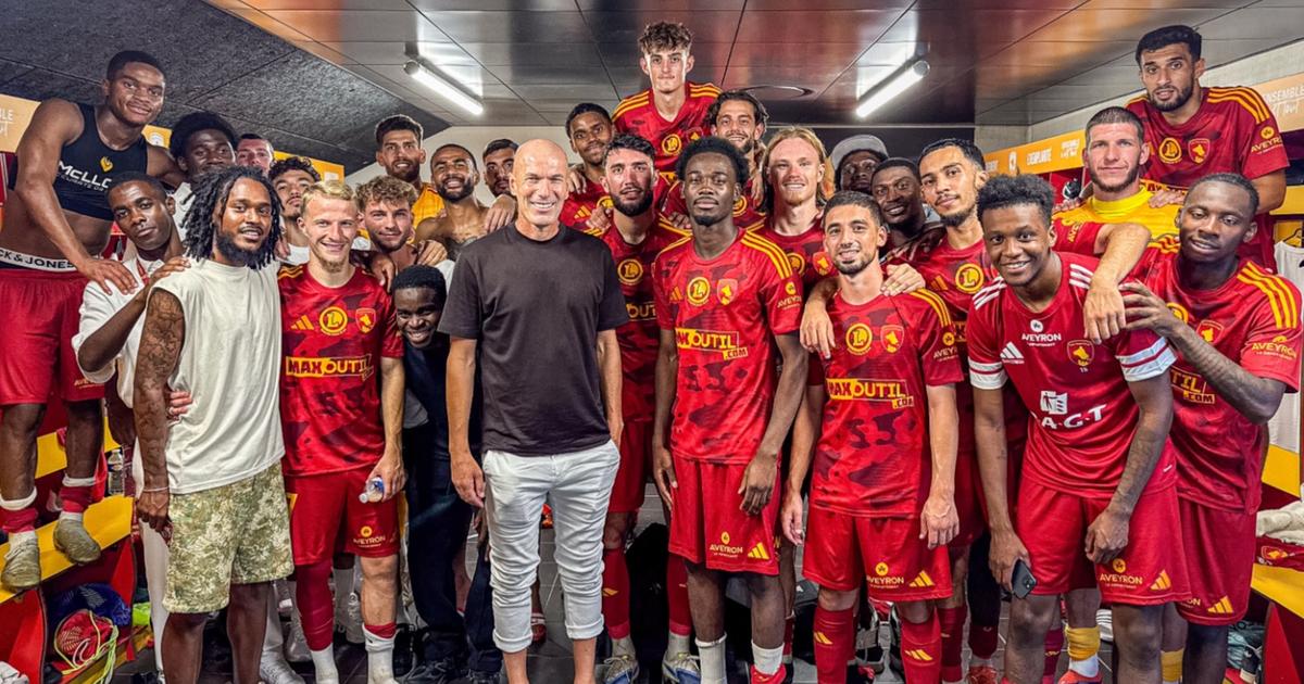 Zinédine Zidane aperçu dans les vestiaires de Rodez après le nul concédé face à Nancy