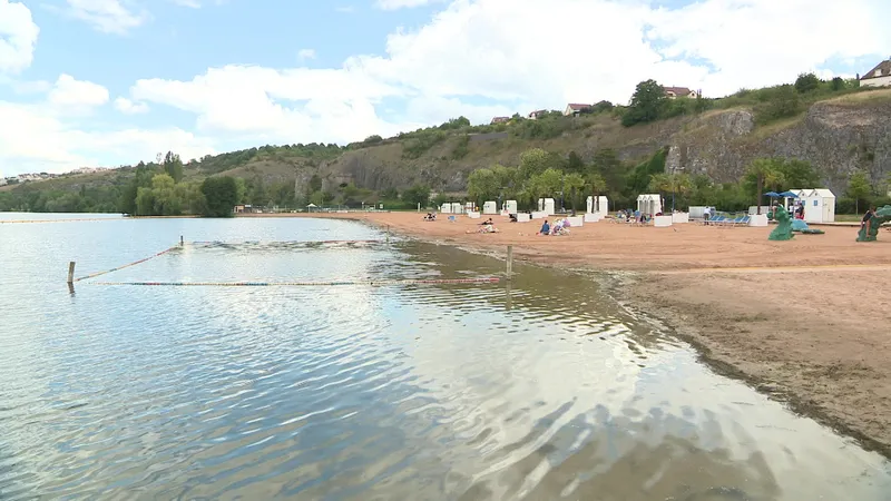 Le lac Kir à Dijon.