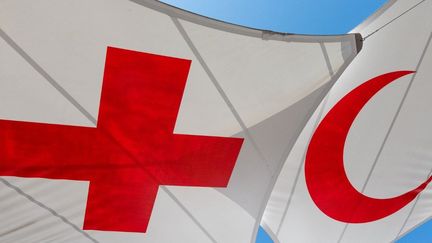 Le siège du Comité international de la Croix-Rouge à Genève, en Suisse. (BENJAMIN POLGE / HANS LUCAS / AFP)