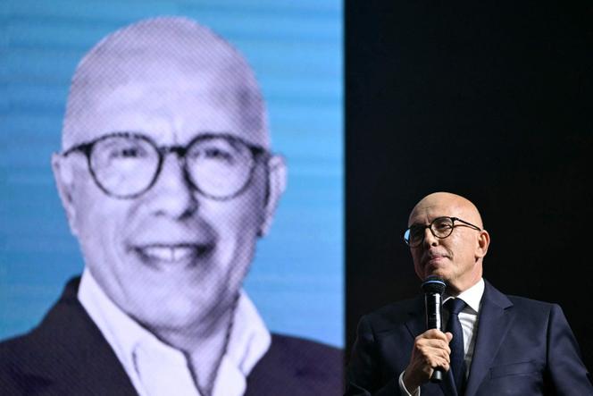 Eric Ciotti au Sommet des libertés, au Casino de Paris, le 24 juin 2025.