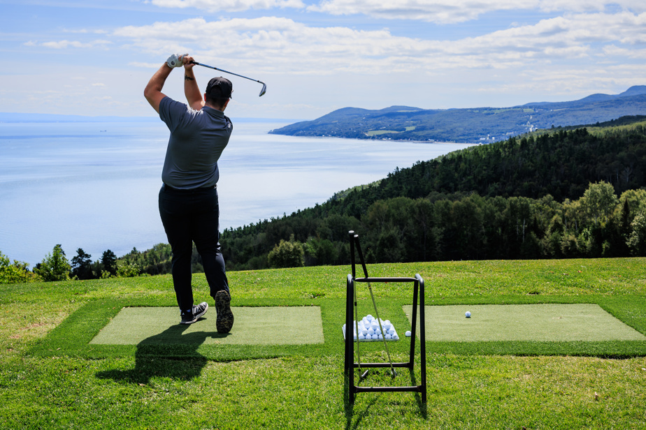 Le terrain d’exercice du club de golf Le Manoir Richelieu