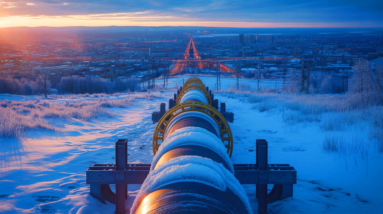 Illustration de la coupure de gaz par la Russie et ses impacts sur la crise énergétique mondiale.