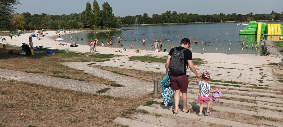Le lac des Dagueys, à Libourne, est plébiscité par les familles.