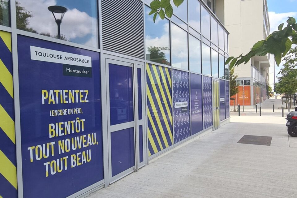 Plusieurs locaux sont encore inoccupés près de la Halle de la Machine.