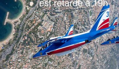 Toulon: le show de la Patrouille de France décalé à 19 heures en raison d