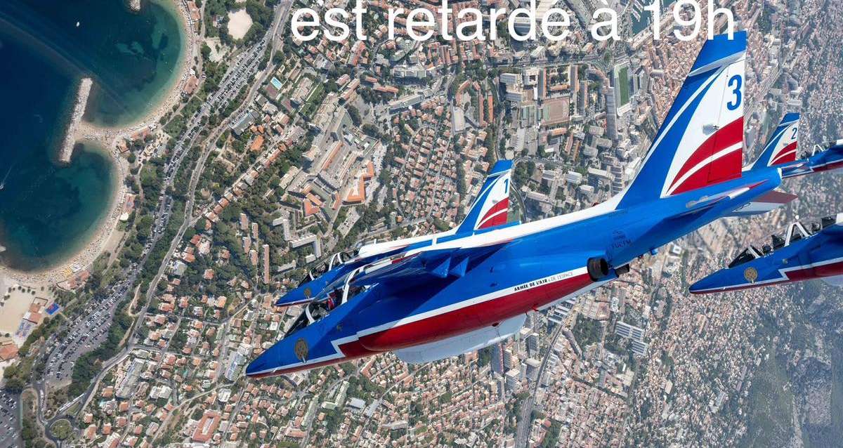 Toulon: le show de la Patrouille de France décalé à 19 heures en raison d