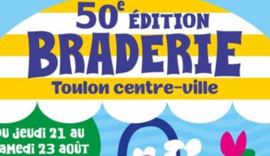Toulon lance la 50e édition de sa grande Braderie du centre-ville