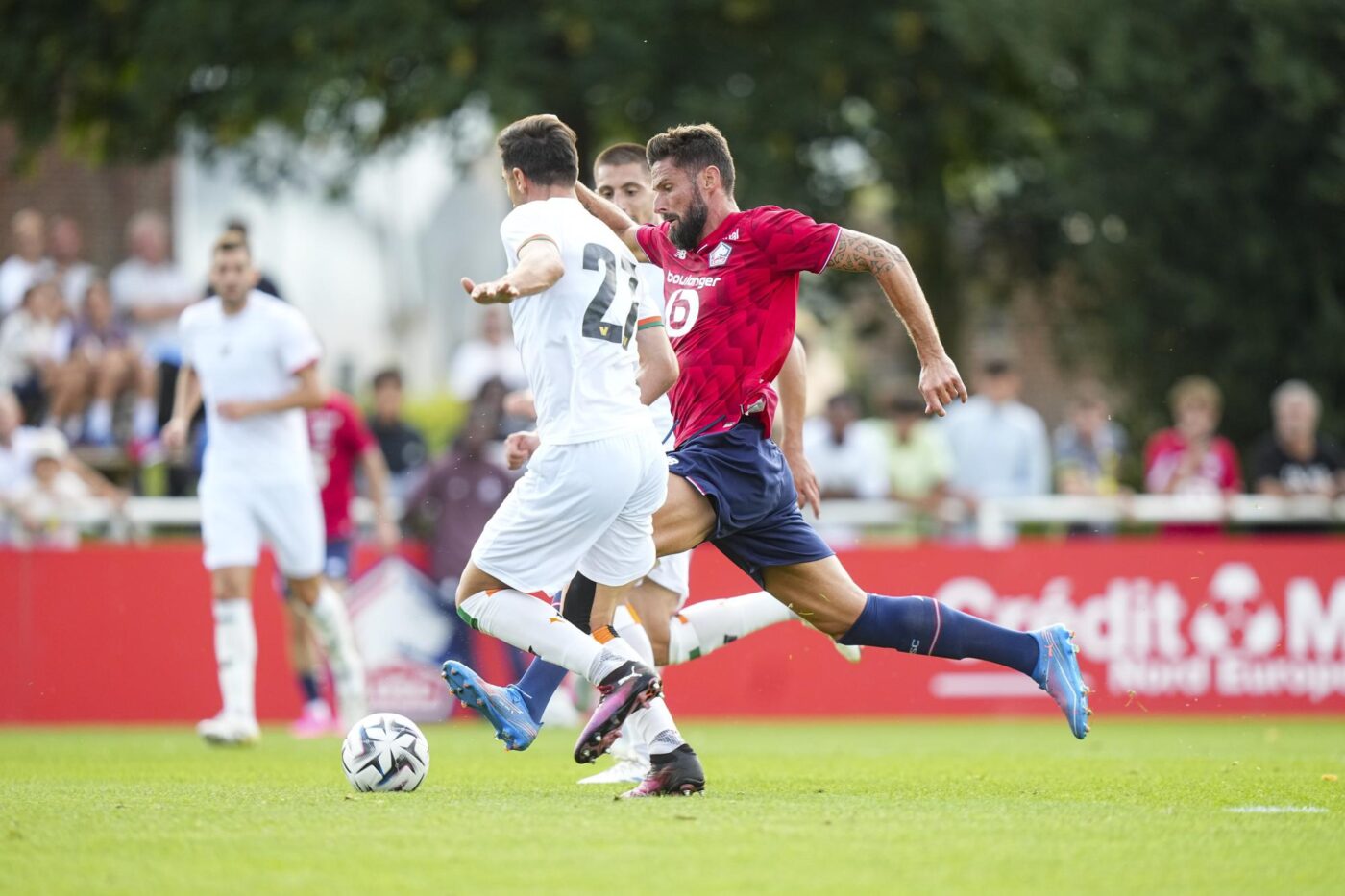 Pour son deuxième match avec Lille, Olivier Giroud s’offre un doublé - France - Lille
