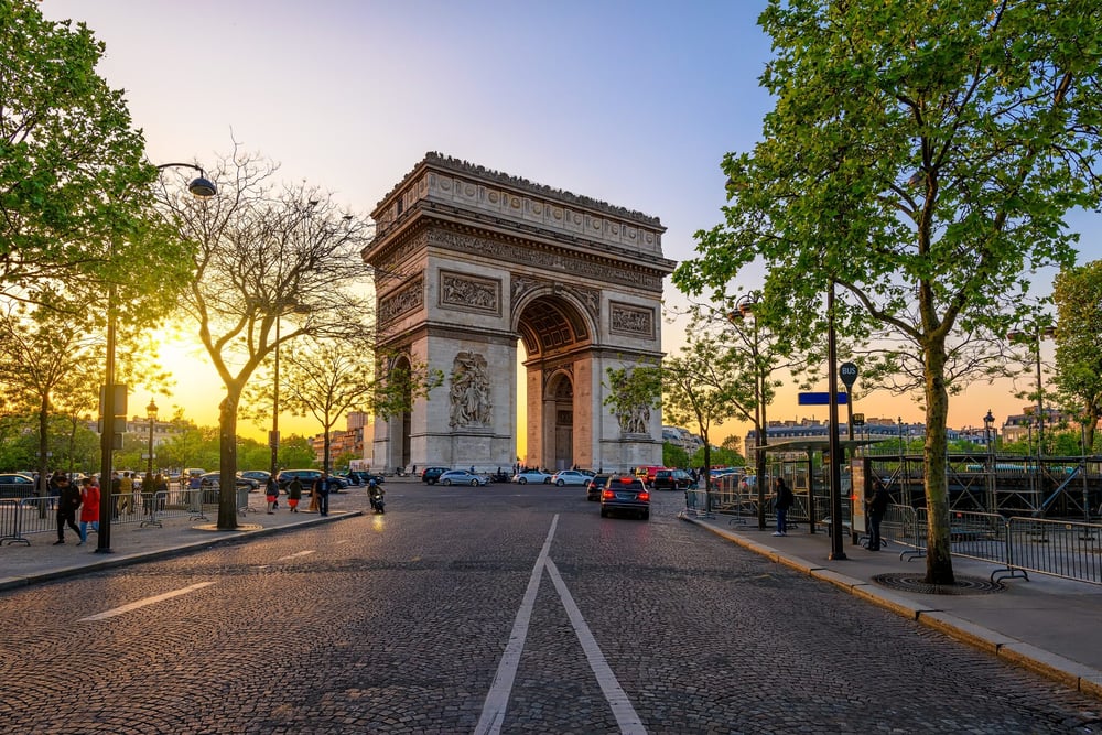 L'Arc de Triomphe à Paris