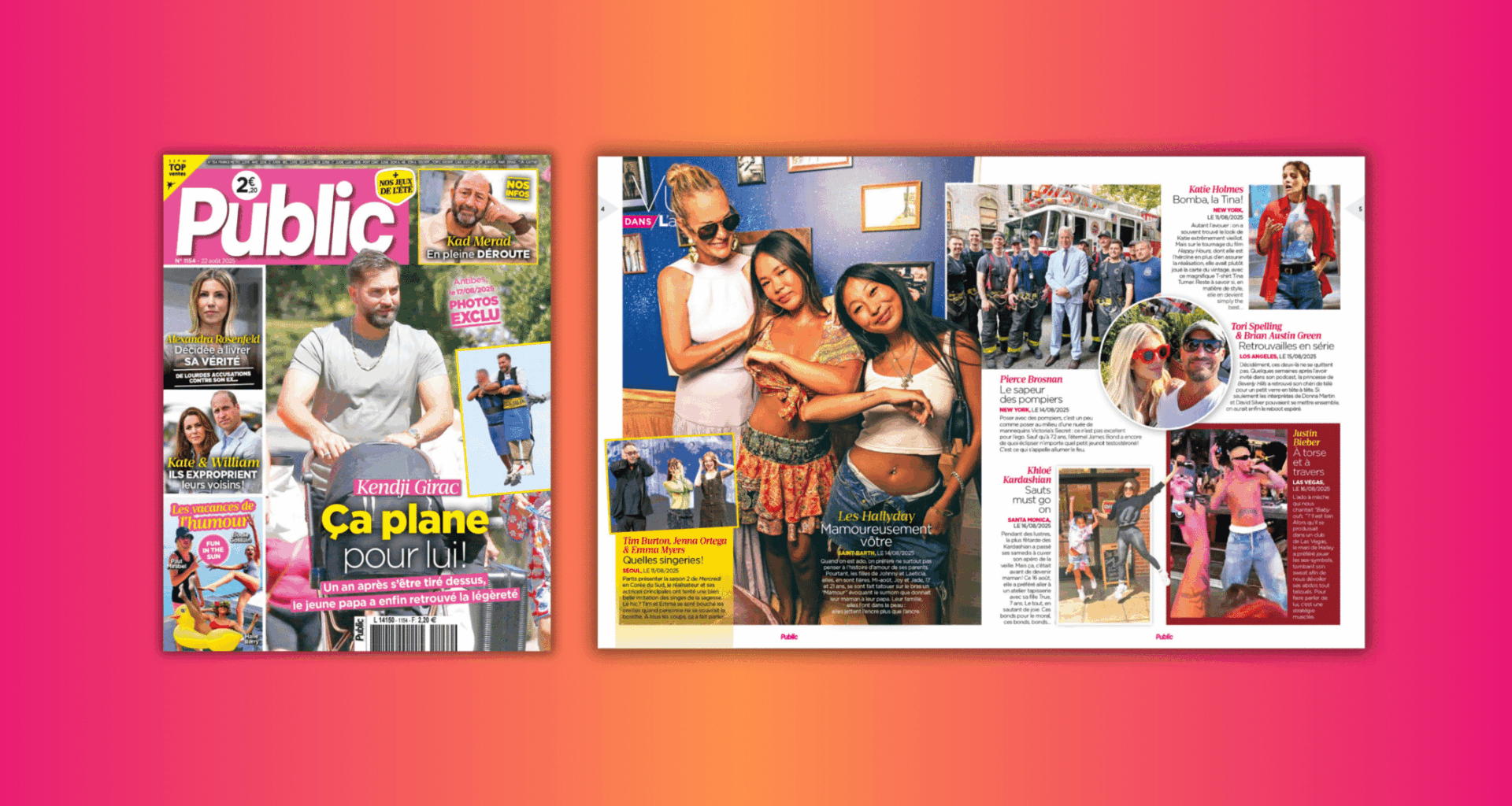 Kendji Girac : ça plane pour lui... Plus d'infos dans le magazine Public de cette semaine