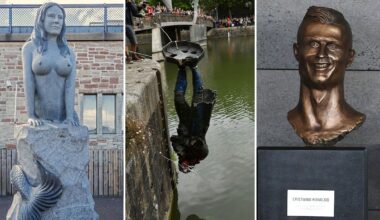 De Cristiano Ronaldo à une sirène à forte poitrine : les statues controversées dont on a préféré se débarrasser