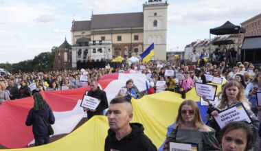 Pologne : commémoration de l'Indépendance de l'Ukraine à Varsovie