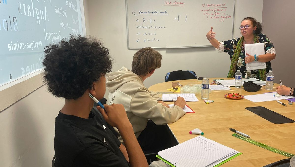 Avant la rentrée, ces élèves de première révisent leurs maths à Rennes dans la joie et la bonne humeur
