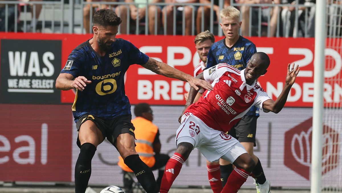 Lille et Brest se neutralisent (3-3) dans un match fou pour la première journée de Ligue 1
