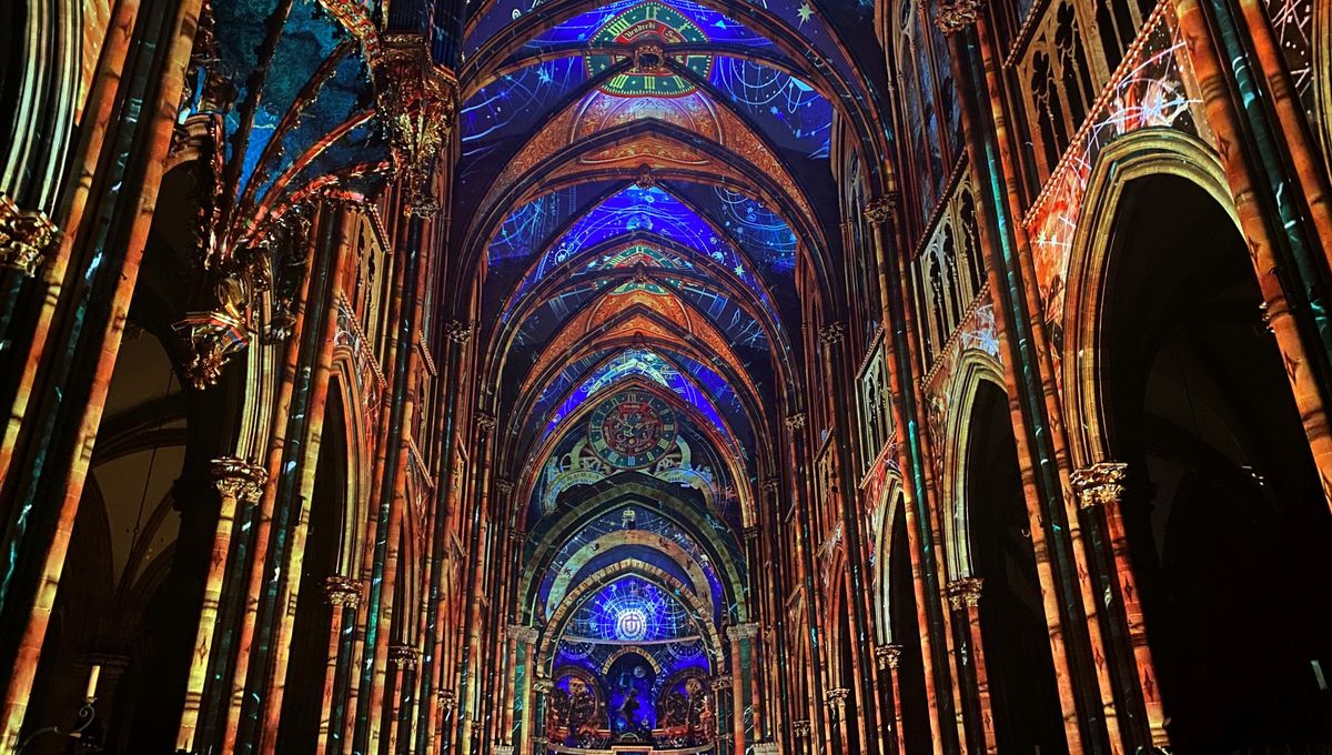 EN IMAGES : un spectacle immersif exceptionnel habille de sons et de lumières la cathédrale de Strasbourg