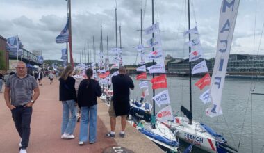 Solitaire du Figaro 2025 : à Rouen, les visiteurs en prennent plein les yeux devant les voiliers