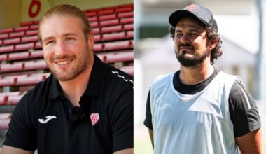 Alban Placines et Boris Bouhraoua pour le début de saison du Biarritz Olympique en Pro D2 contre Béziers