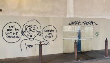 À Marseille, l'œuvre de Banksy à nouveau ciblée par les artistes de rue