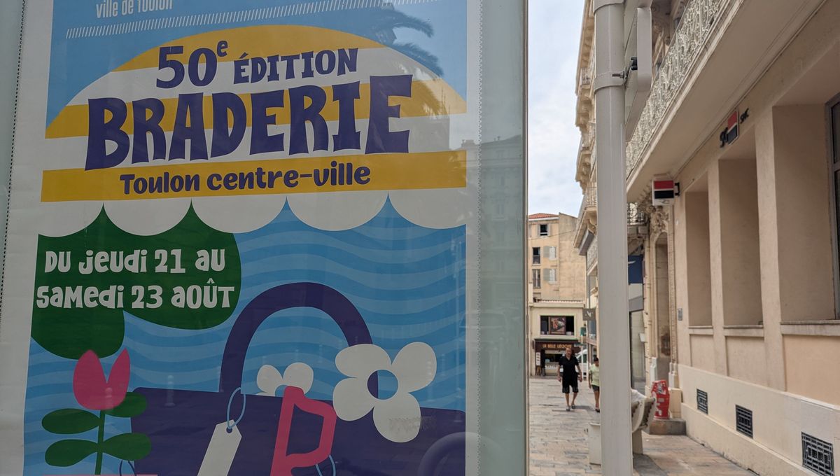 Toulon célèbre les 50 ans de sa braderie