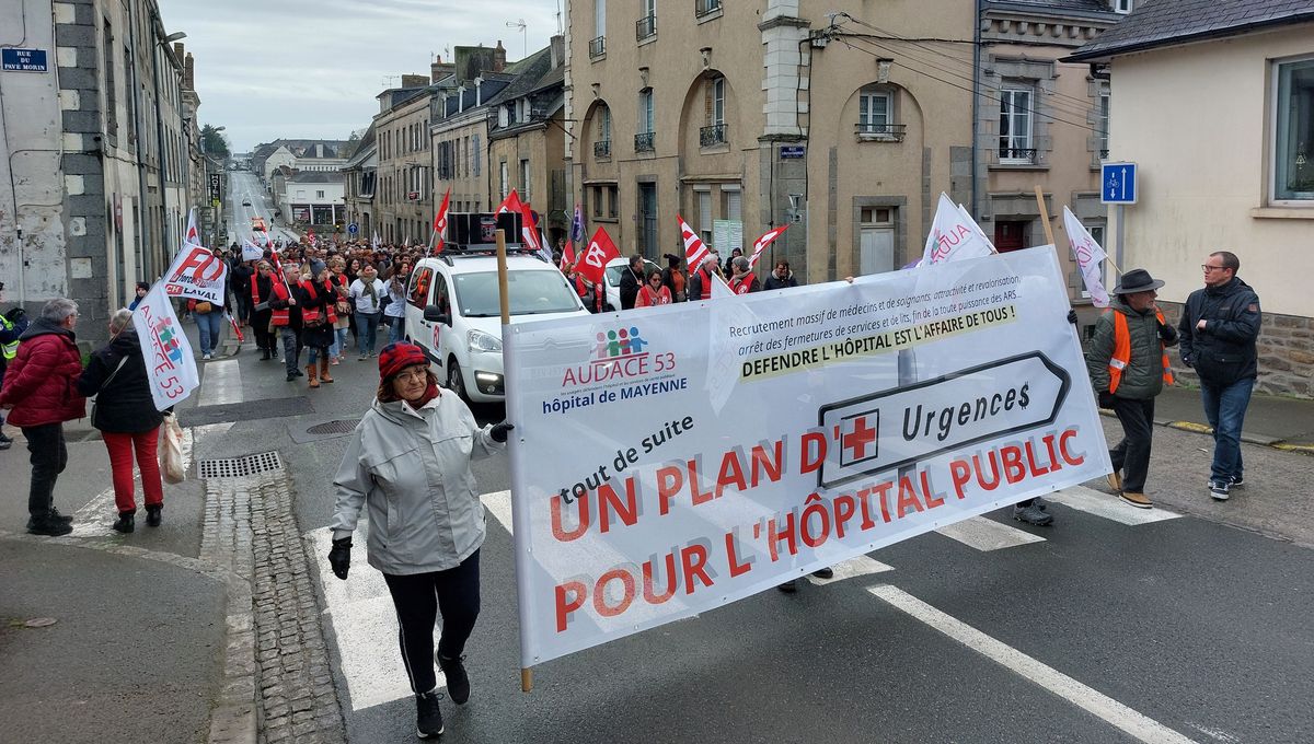 "Défendre l'hôpital public" : les soignants de la Mayenne appelés à manifester à Nantes le 16 septembre