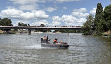 Le championnat d'Europe d'aéroglisseurs se tient ce week-end à Port-Saint-Père, près de Nantes