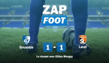 Ligue 2 : revivez les deux buts de la rencontre Grenoble / Laval avec les commentaires d'ICI Mayenne