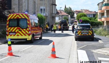Saint-Just-Malmont : un homme héliporté après un accident dans le bourg