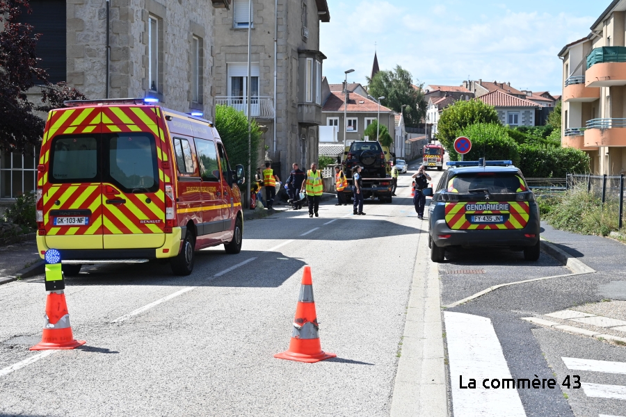 Saint-Just-Malmont : un homme héliporté après un accident dans le bourg