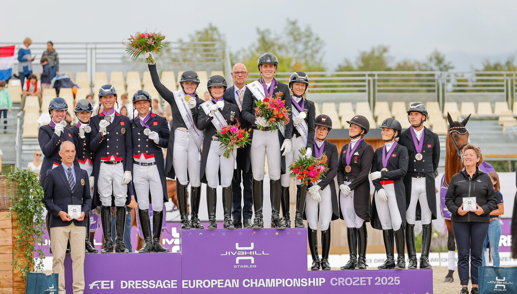 Européens de dressage à Jiva Hill: L’Allemagne remporte le titre par équipe, la Grande-Bretagne en argent et le bronze pour le Danemark