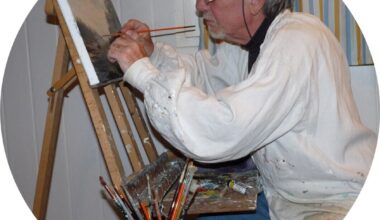 ce grand peintre, maître de la tradition expose ses œuvres à Barbizon