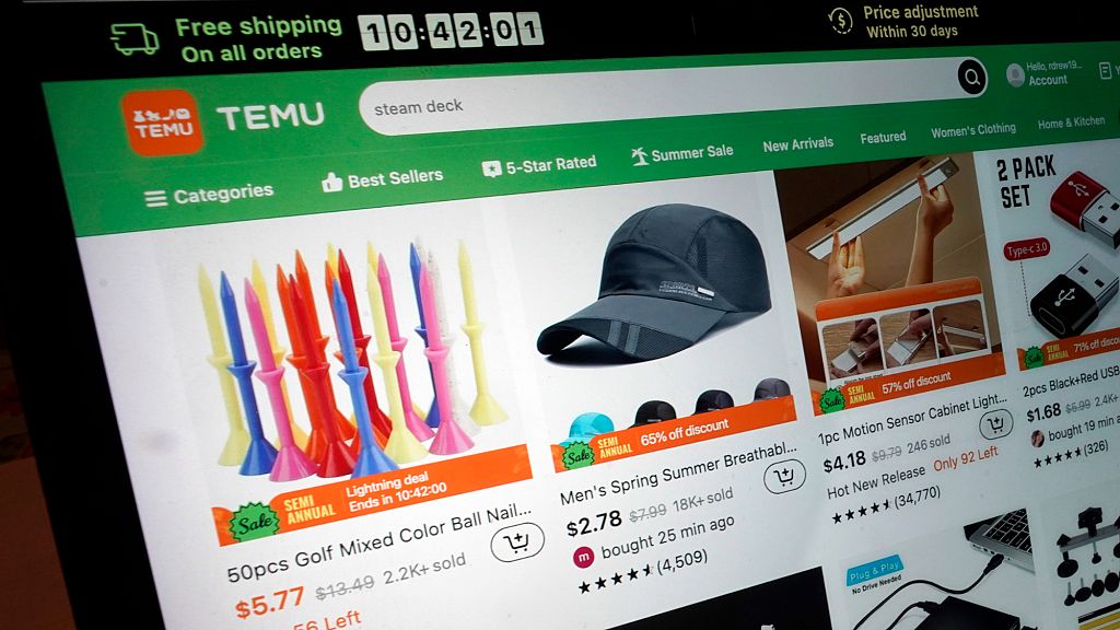L'UE lance une procédure contre la plateforme en ligne chinoise Temu