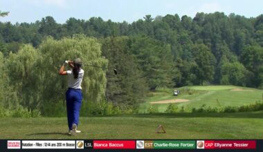 Jeux du Québec : Le bronze en golf par équipe... seule! (golf) - RDS