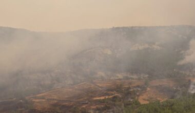 le brasier vu du ciel