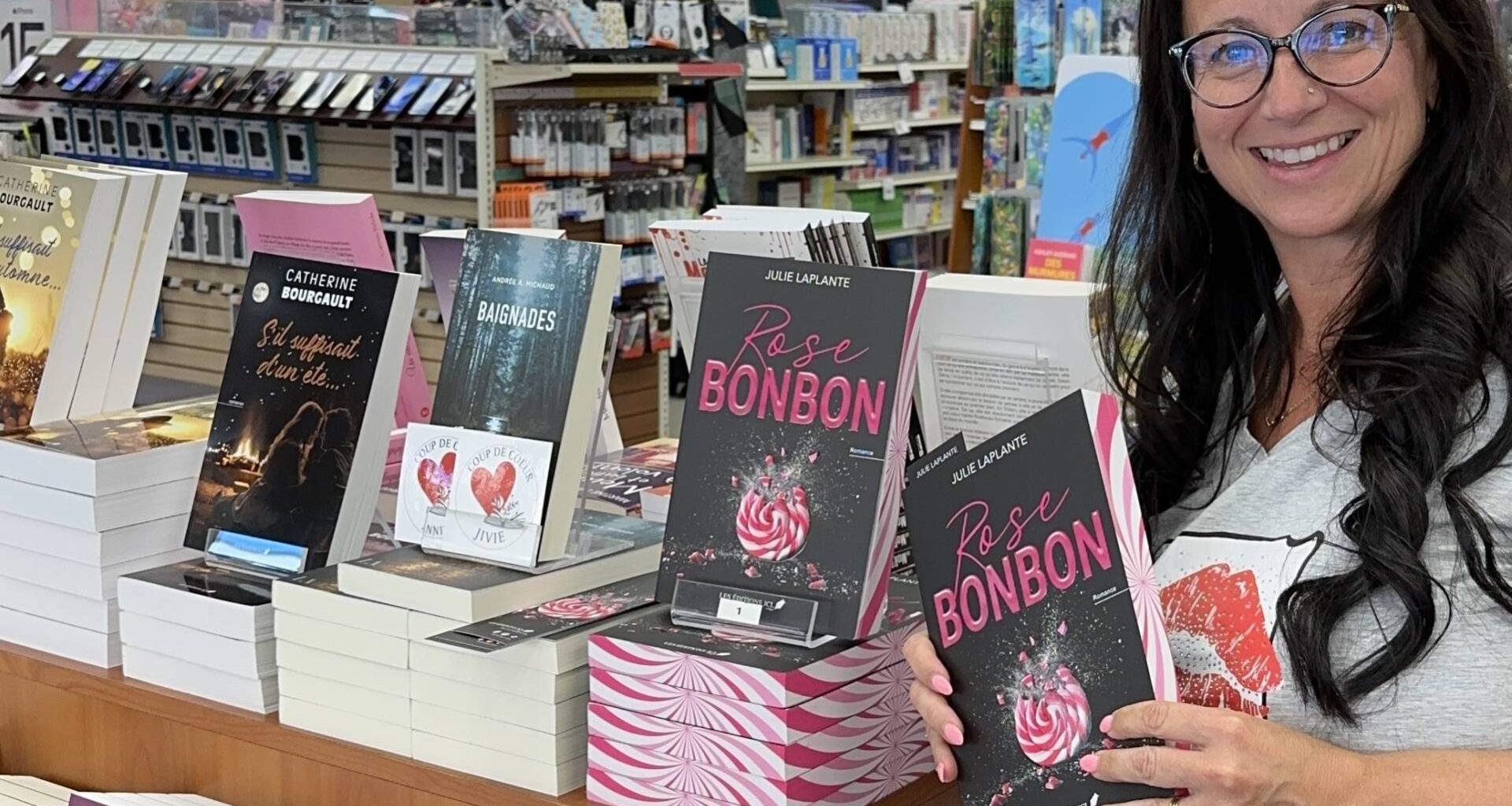 Le Journal Saint-François | Rose Bonbon : un nouveau roman épicé pour Julie Laplante