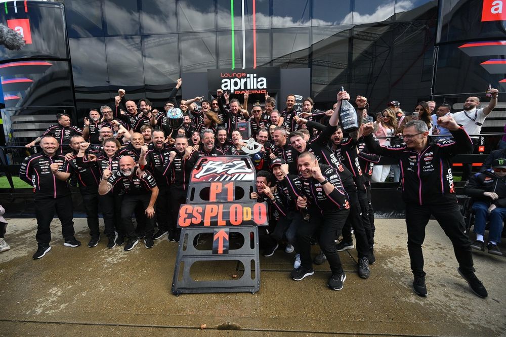 Jorge Martin n'est pas là lorsqu'Aprilia remporte sa première victoire de la saison, à Silverstone.