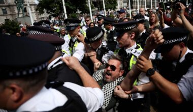 200 partisans du groupe Palestine Action arrêtés par la police à Londres